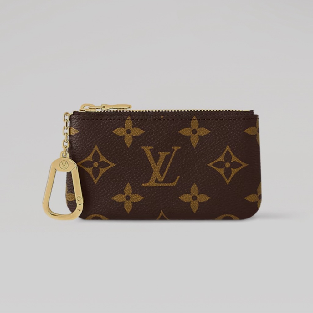 Louis Vuitton Brown Monogram Key Pouch